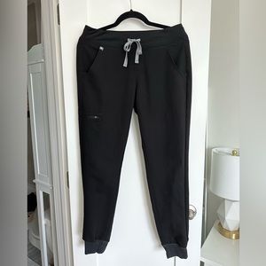 FIGS Scrub Pants- Zamora Joggers- Black S- LIKE NEW!